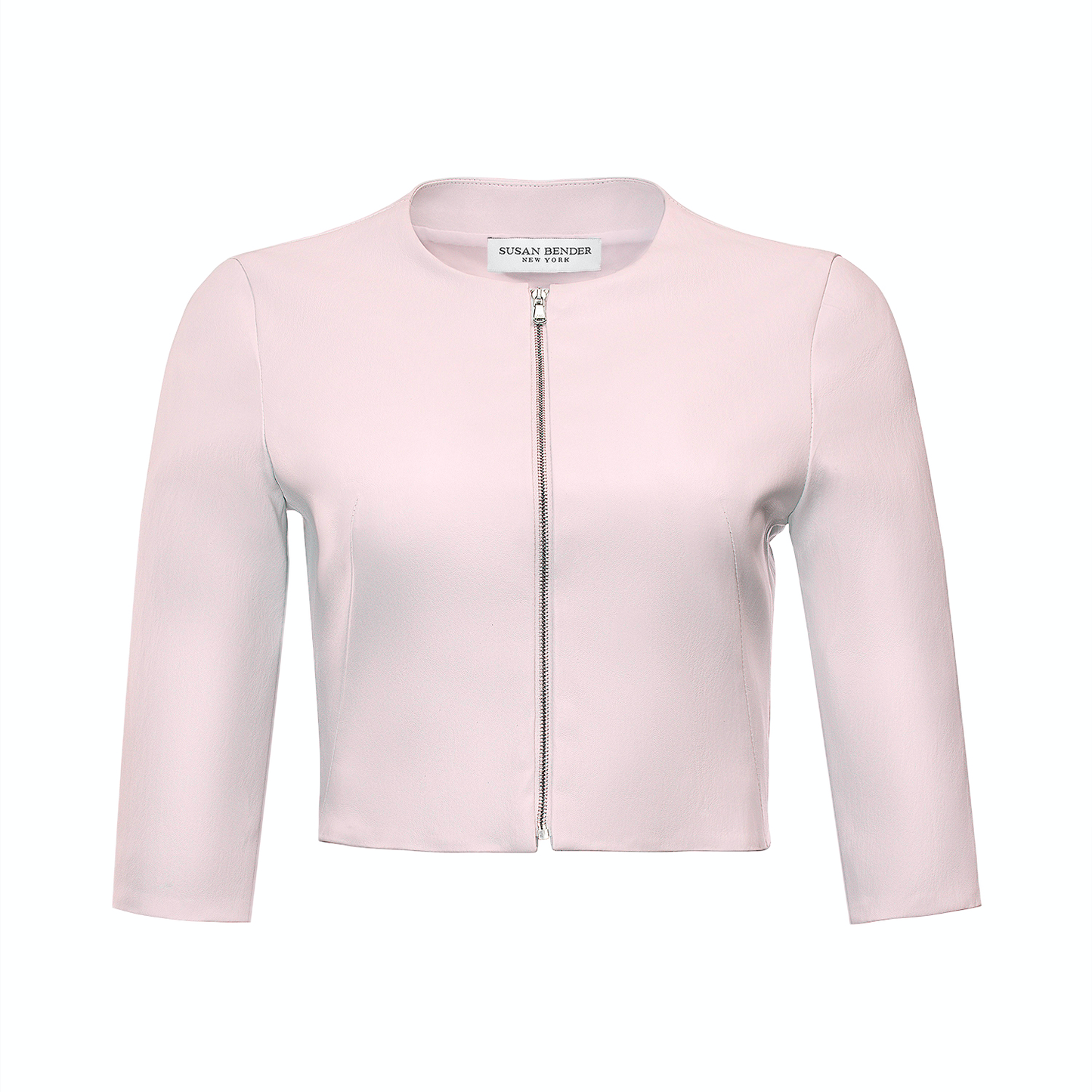 Cropped Cardigan-Pale Pink